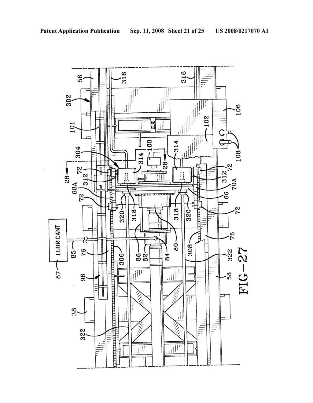 Method and apparatus for providing a continuous stroke auger boring machine - diagram, schematic, and image 22