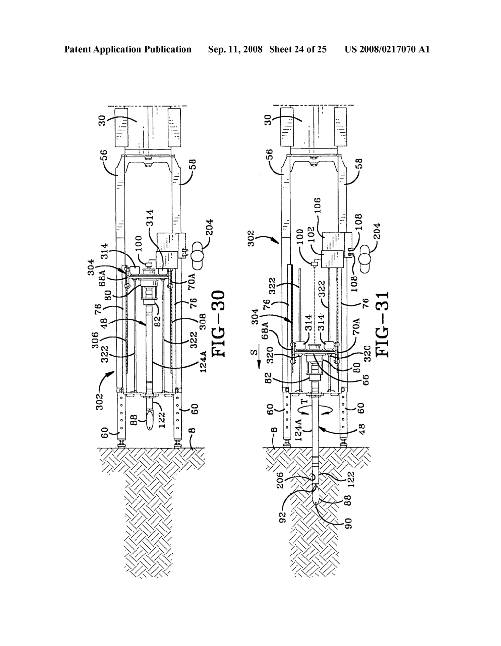 Method and apparatus for providing a continuous stroke auger boring machine - diagram, schematic, and image 25