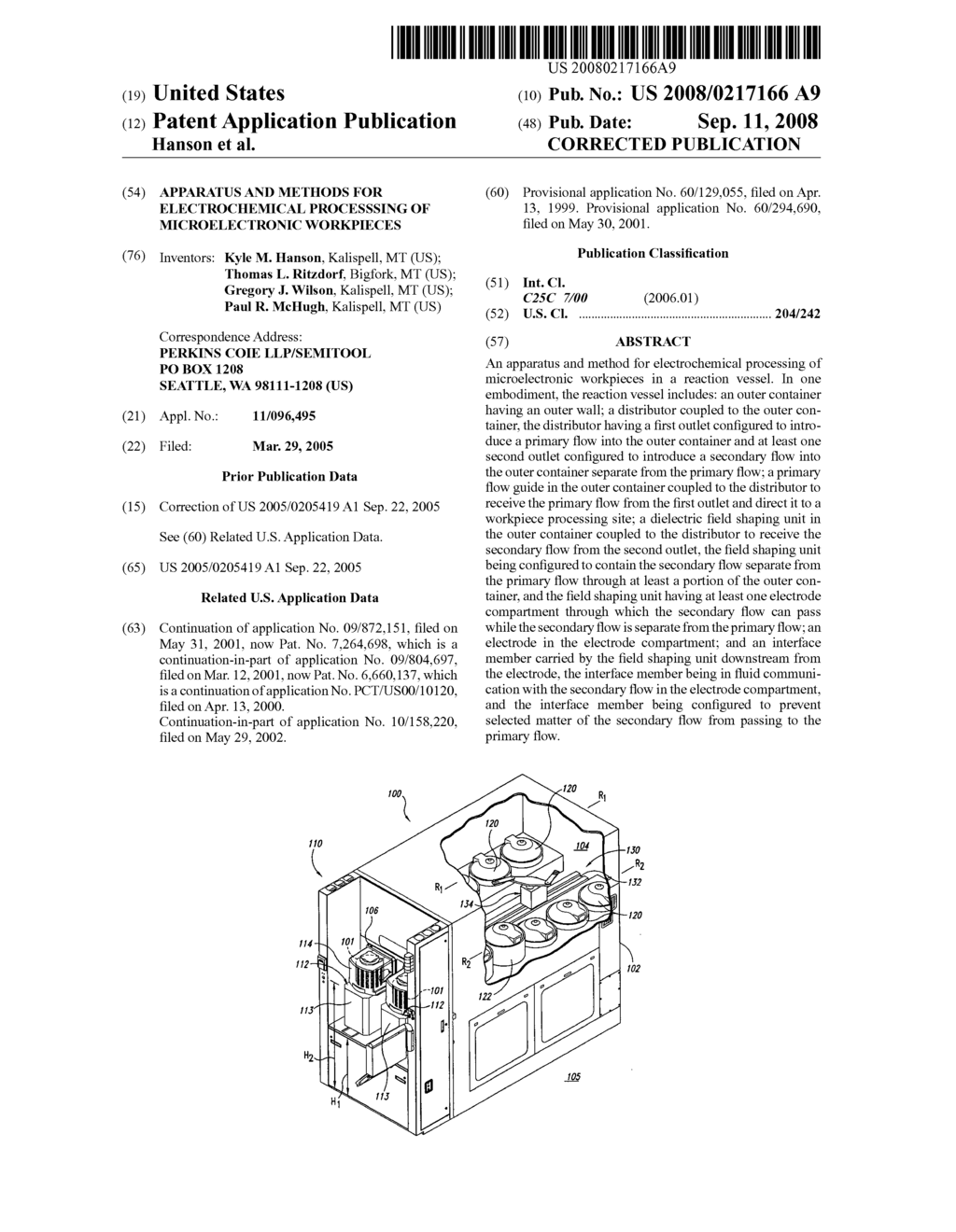 APPARATUS AND METHODS FOR ELECTROCHEMICAL PROCESSSING OF MICROELECTRONIC WORKPIECES - diagram, schematic, and image 01