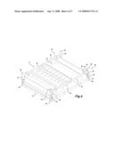 MODULAR AND CUSTOMIZABLE RETURNABLE RACK SYSTEM AND METHOD diagram and image