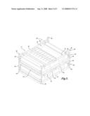 MODULAR AND CUSTOMIZABLE RETURNABLE RACK SYSTEM AND METHOD diagram and image