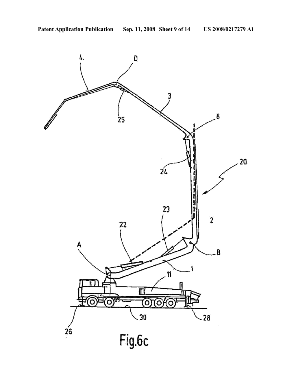 Working Boom, Especially for Large Manipulators and Mobile Concrete Pumps - diagram, schematic, and image 10