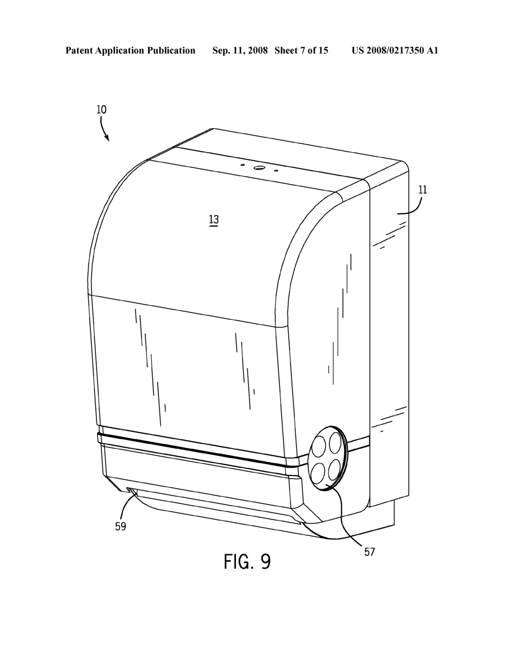 Sheet material dispenser - diagram, schematic, and image 08