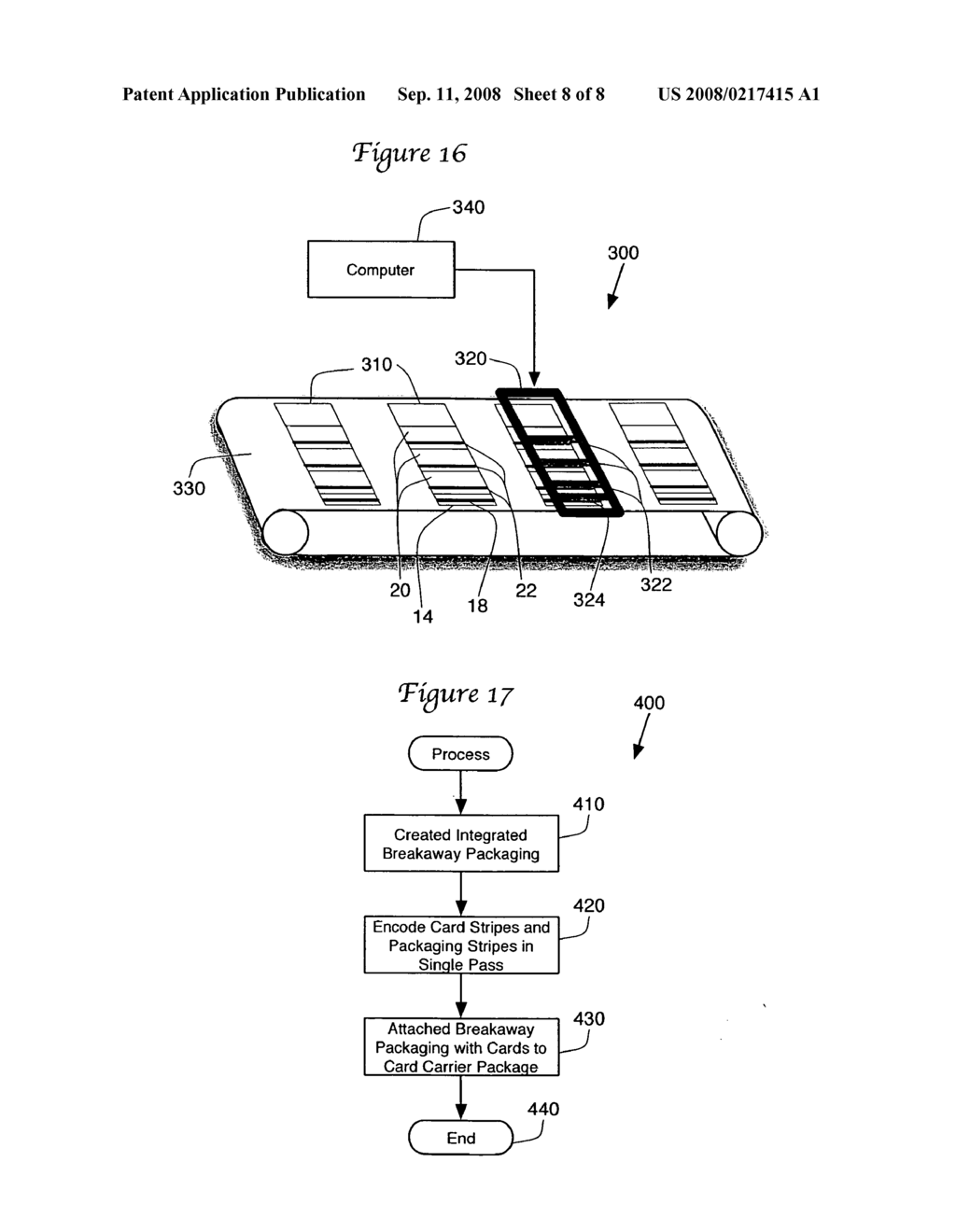 Stored value card package with a combined UPC and activation magnetic stripe - diagram, schematic, and image 09