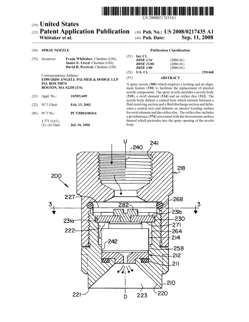 Spray Nozzle - diagram, schematic, and image 01