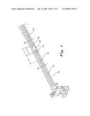 Hangar Bar for Recessed Luminaires with Integral Nail diagram and image