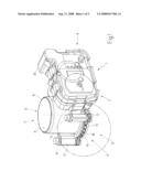 VALVE FOR ADJUSTING THE AIR FLOW RATE IN AN INTERNAL COMBUSTION ENGINE diagram and image