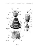 Pressure Control Device for a Fluid Dispensing Container diagram and image