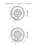 Self-tightening drill chuck diagram and image