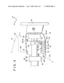 Knee airbag device, and method of fitting steering column provided with knee air bag device to vehicle diagram and image