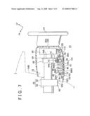 Knee airbag device, and method of fitting steering column provided with knee air bag device to vehicle diagram and image