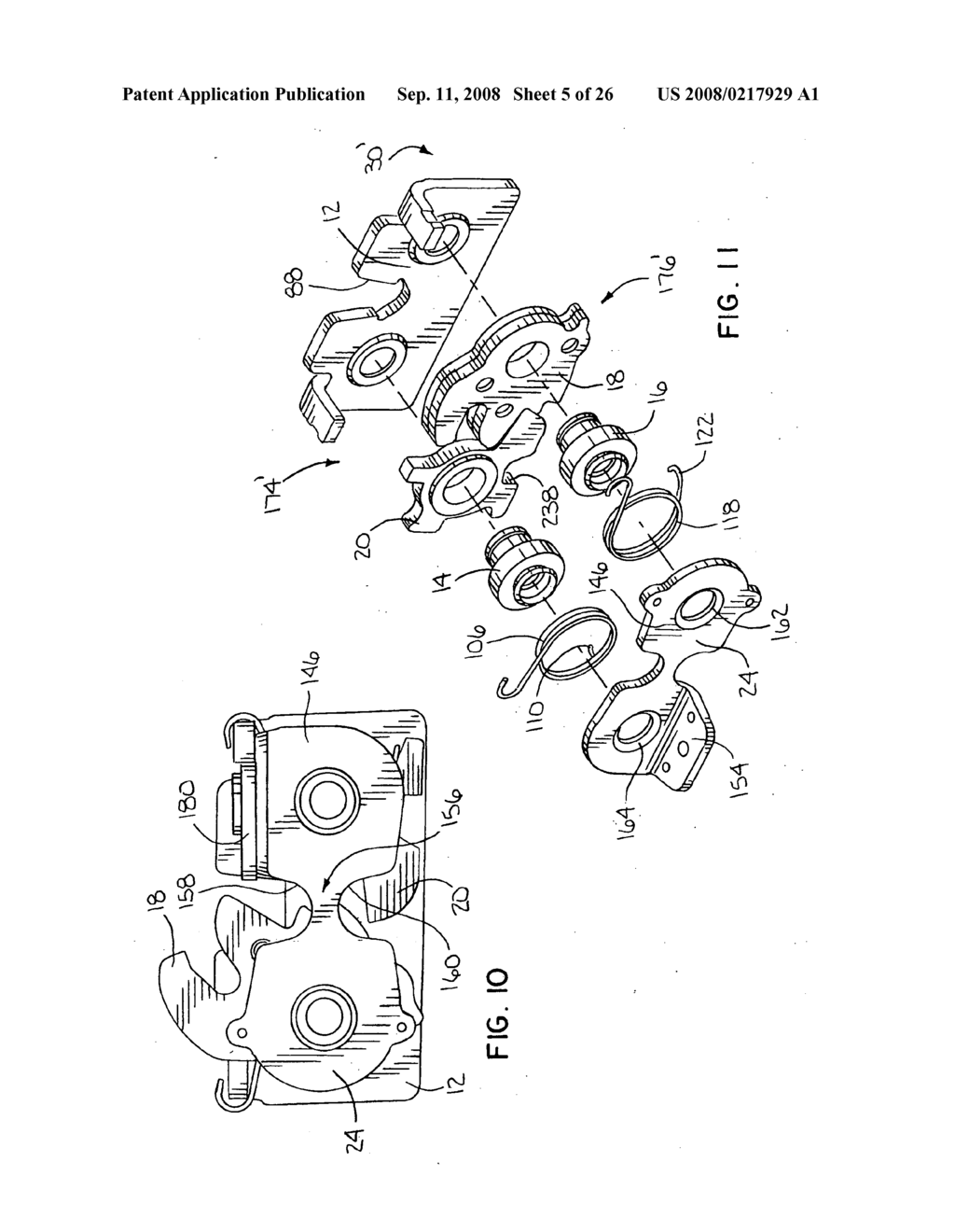 Latch assembly with selectively assembled components - diagram, schematic, and image 06