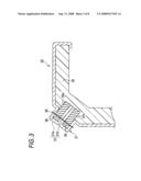 Skin materials joined portion fixing construction for skin covered article diagram and image