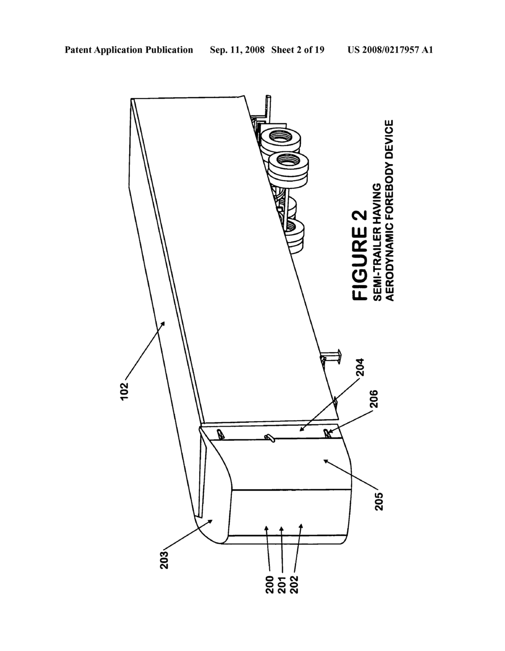 AERODYNAMIC FOREBODY SHAPE FOR VAN TRAILER - diagram, schematic, and image 03