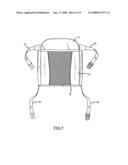 Portable booster seat diagram and image