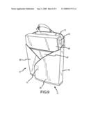 Portable booster seat diagram and image