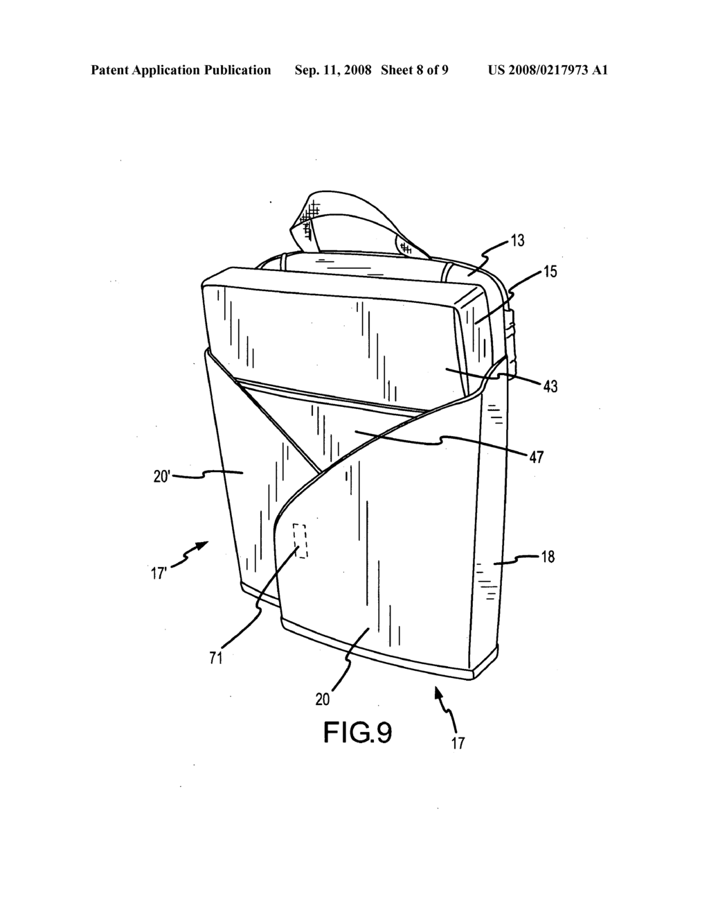 Portable booster seat - diagram, schematic, and image 09