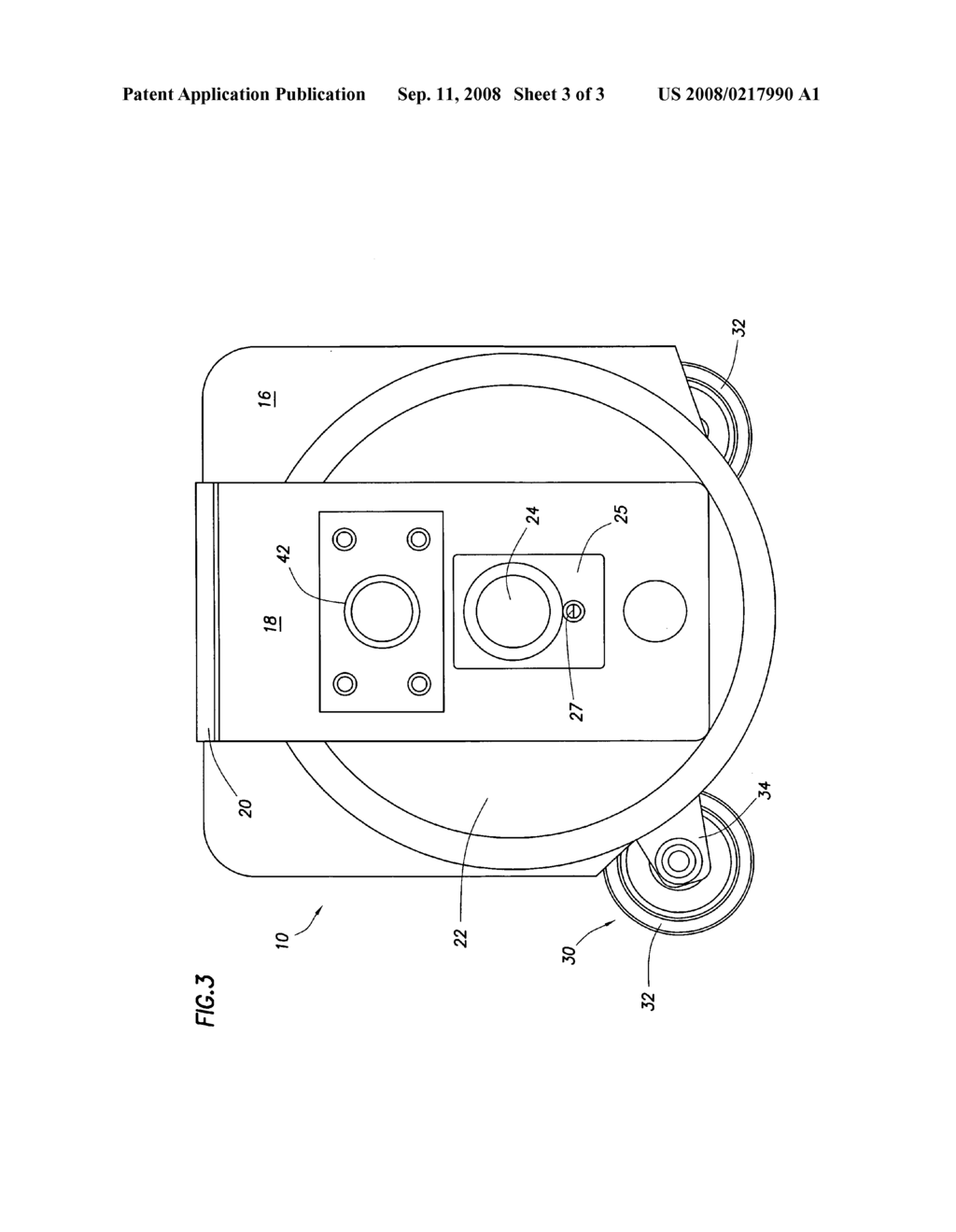 Axle attachment for pallet truck - diagram, schematic, and image 04