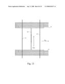 Magnetic particle flow detector diagram and image