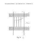 Magnetic particle flow detector diagram and image