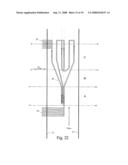 Magnetic particle flow detector diagram and image