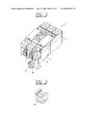 CASE FOR CIRCUIT BREAKER WITH MONOLITHIC DOOR diagram and image