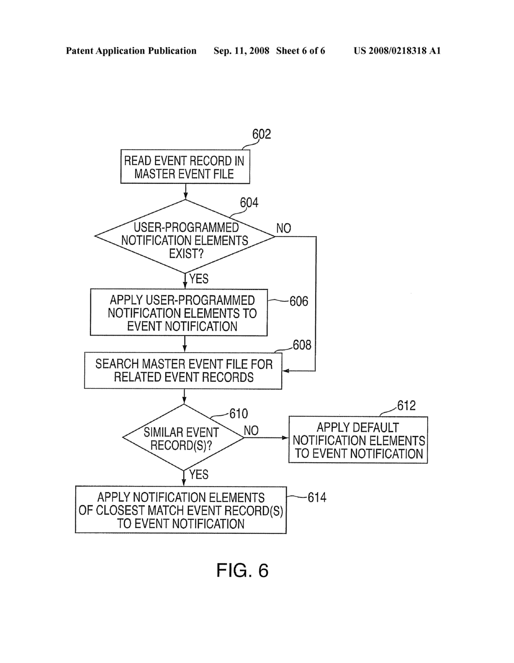 METHOD, SYSTEM, AND COMPUTER PROGRAM PRODUCT FOR PROVIDING AN INTELLIGENT EVENT NOTIFICATION SYSTEM - diagram, schematic, and image 07