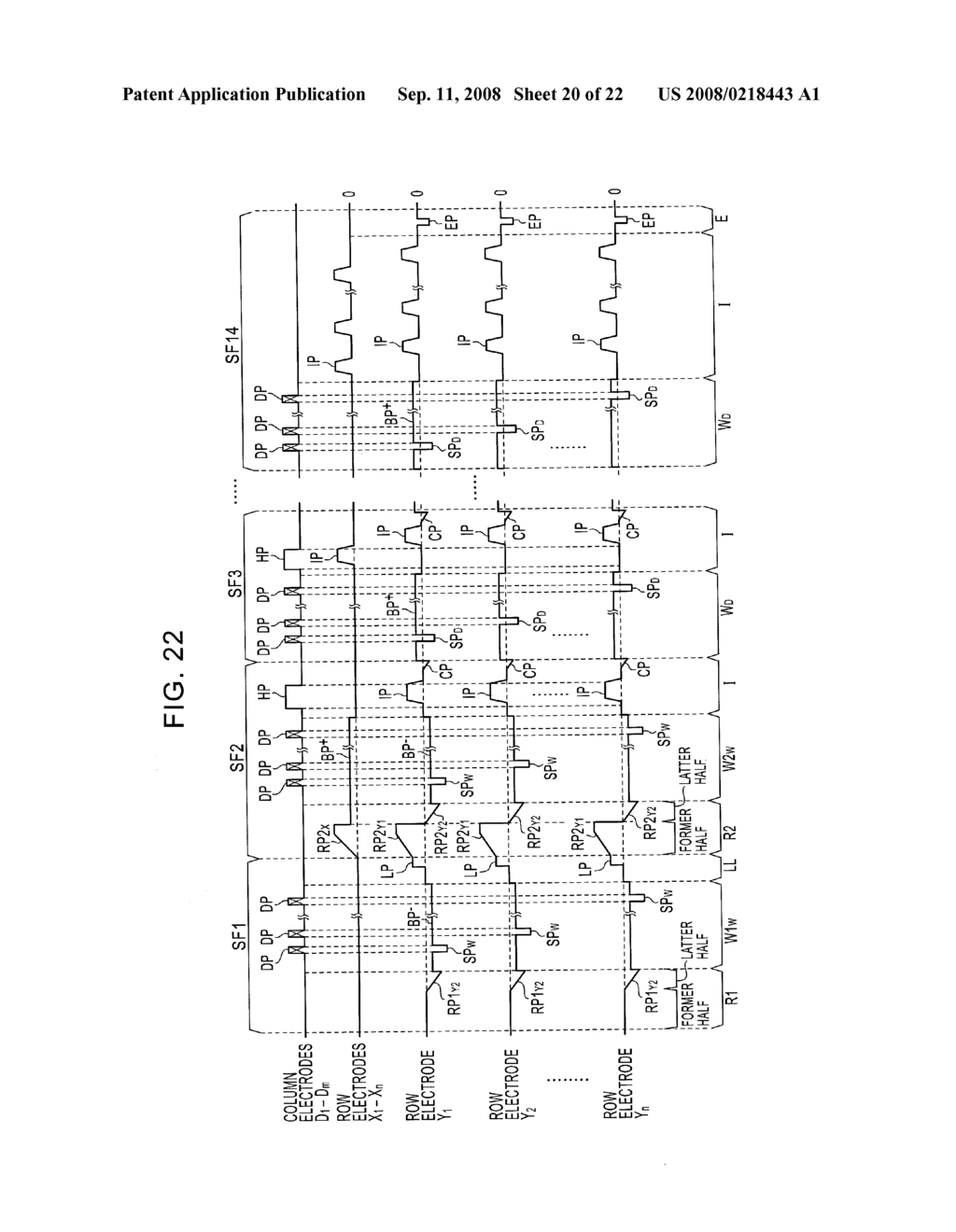 METHOD FOR DRIVING A PLASMA DISPLAY PANEL - diagram, schematic, and image 21