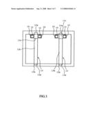 Cooling fan mounting structure for flat display, and plasma television set diagram and image