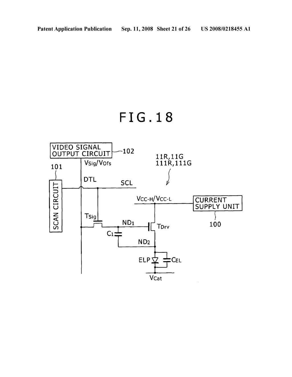 Organic electroluminescence display - diagram, schematic, and image 22