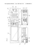 APPARATUS HAVING LIQUID CRYSTAL TOUCH PANEL AND OPERATION KEYS diagram and image