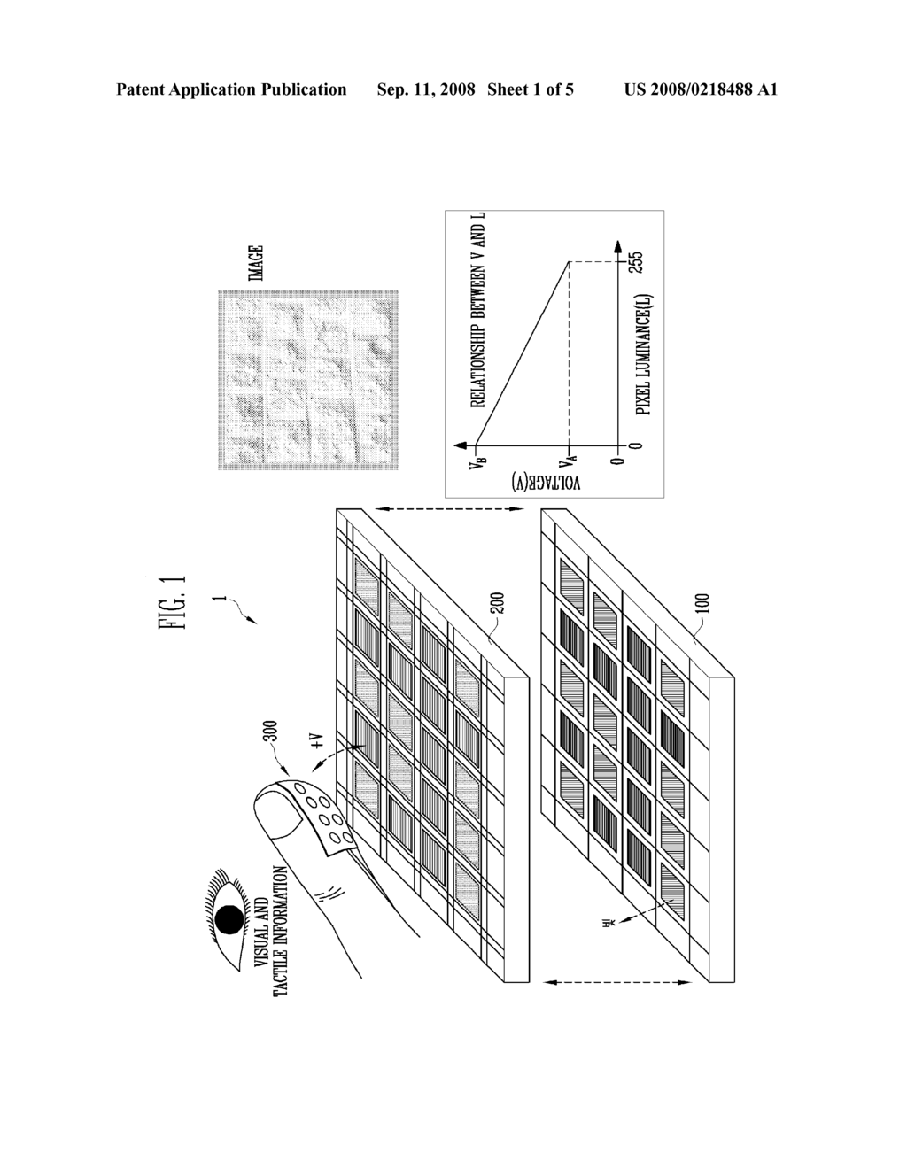 ACTIVE DRIVING TYPE VISUAL-TACTILE DISPLAY DEVICE - diagram, schematic, and image 02