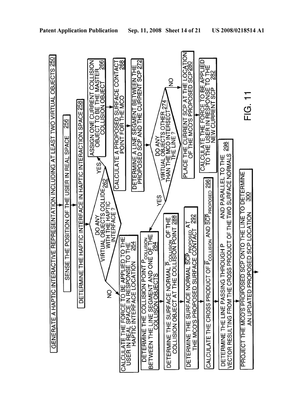 METHOD AND APPARATUS FOR GENERATING AND INTERFACING WITH A HAPTIC VIRTUAL REALITY ENVIRONMENT - diagram, schematic, and image 15