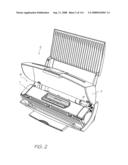 Ink cartridge having enlarged end reservoirs diagram and image