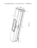 Ink cartridge having enlarged end reservoirs diagram and image