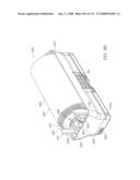 Ink cartridge having enlarged end reservoirs diagram and image