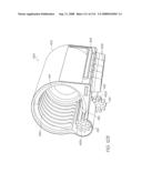 Ink cartridge having enlarged end reservoirs diagram and image