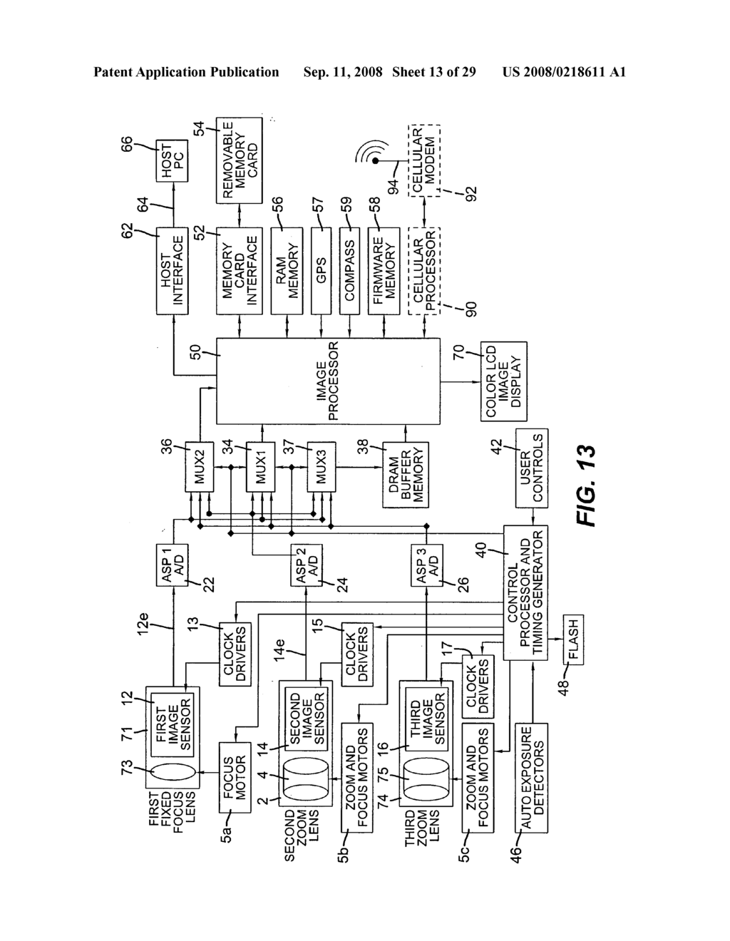 METHOD AND APPARATUS FOR OPERATING A DUAL LENS CAMERA TO AUGMENT AN IMAGE - diagram, schematic, and image 14