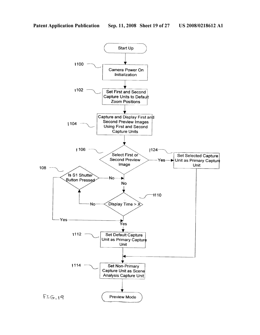 CAMERA USING MULTIPLE LENSES AND IMAGE SENSORS IN A RANGEFINDER CONFIGURATION TO PROVIDE A RANGE MAP - diagram, schematic, and image 20