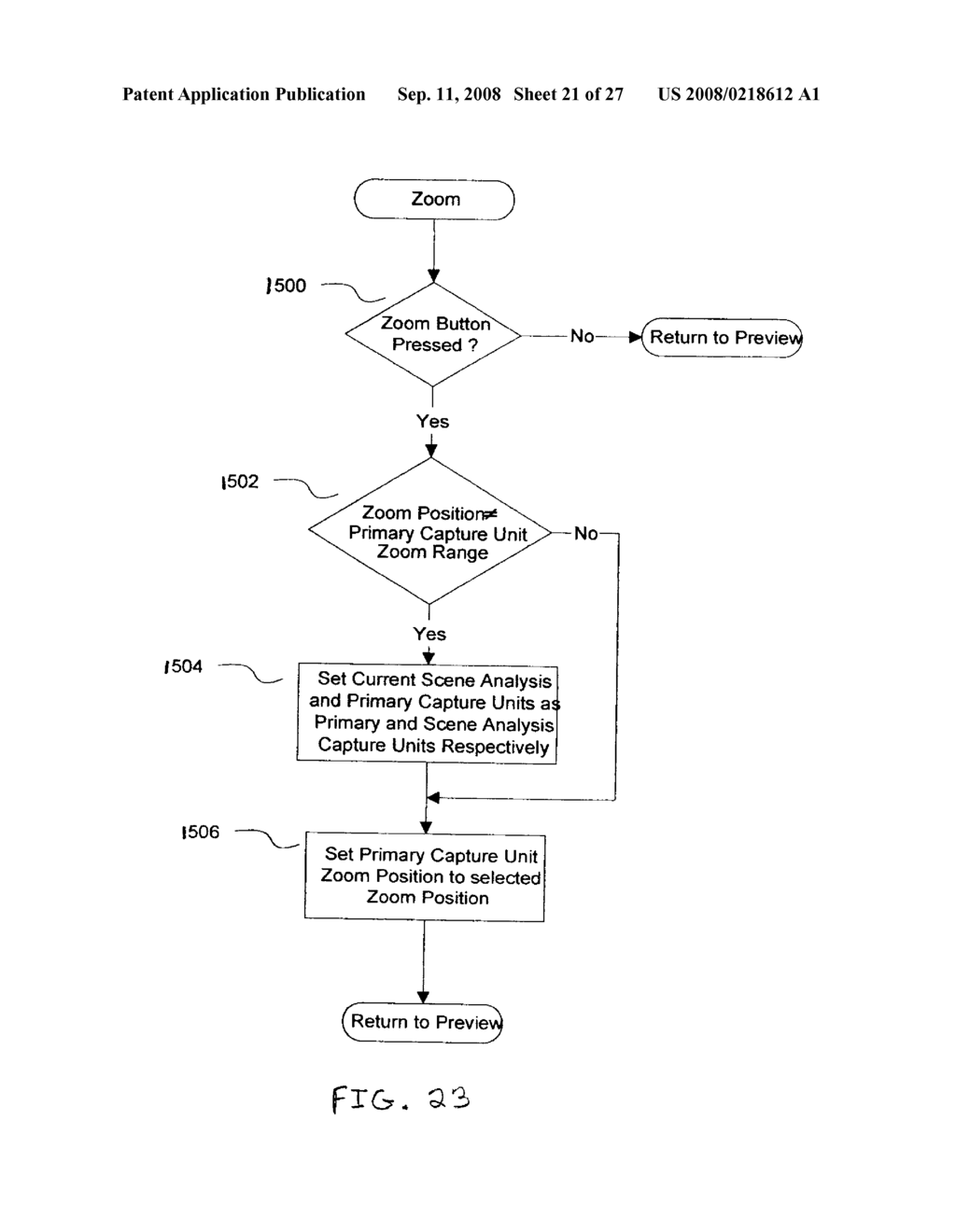 CAMERA USING MULTIPLE LENSES AND IMAGE SENSORS IN A RANGEFINDER CONFIGURATION TO PROVIDE A RANGE MAP - diagram, schematic, and image 22