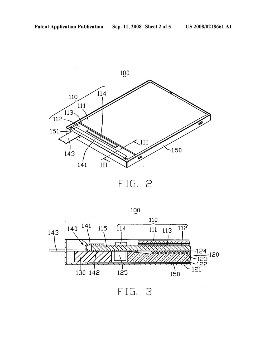 Liquid crystal display having flexible printed circuit sandwiched between liquid crystal panel and light guide plate thereof - diagram, schematic, and image 03