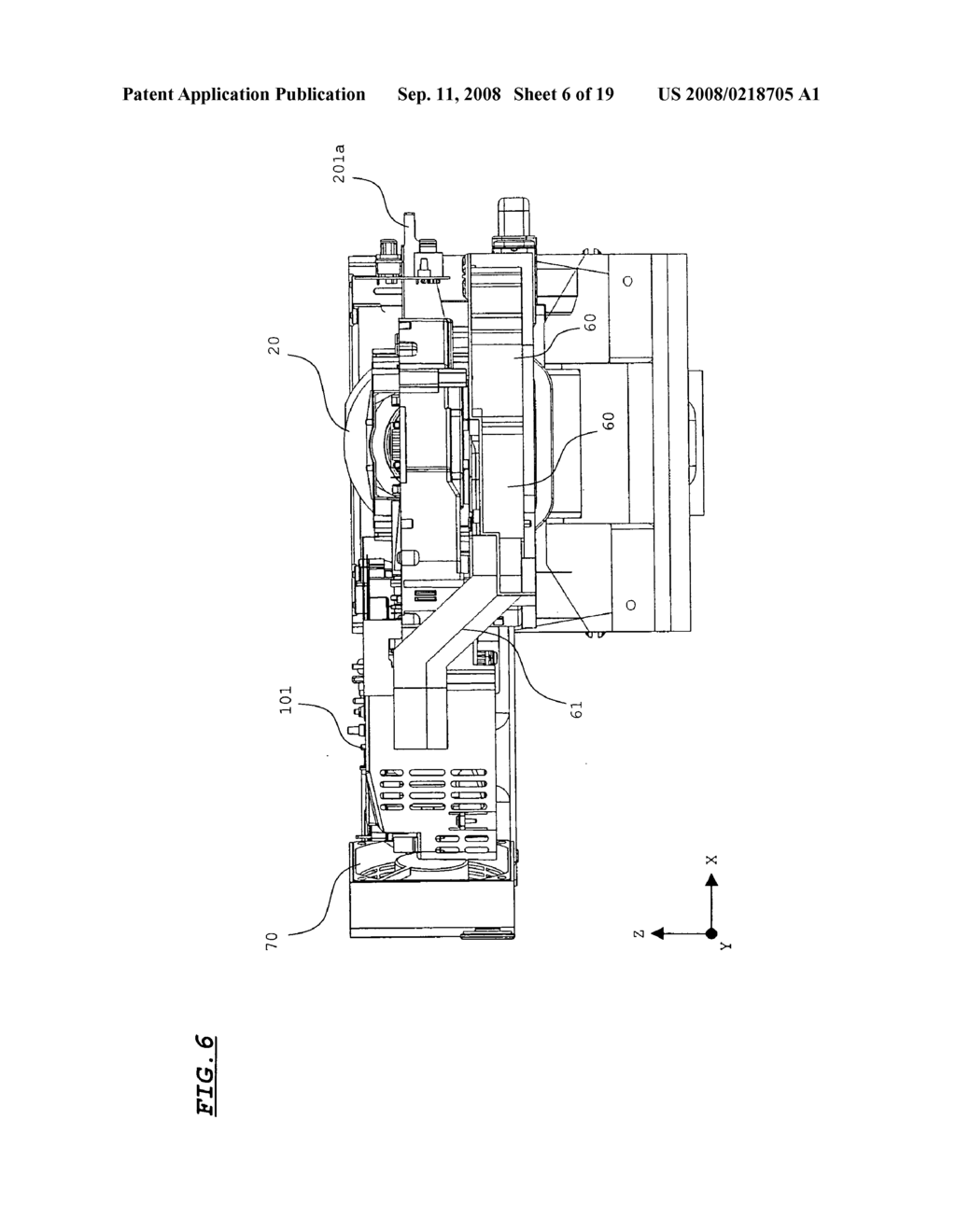 Projection display device - diagram, schematic, and image 07