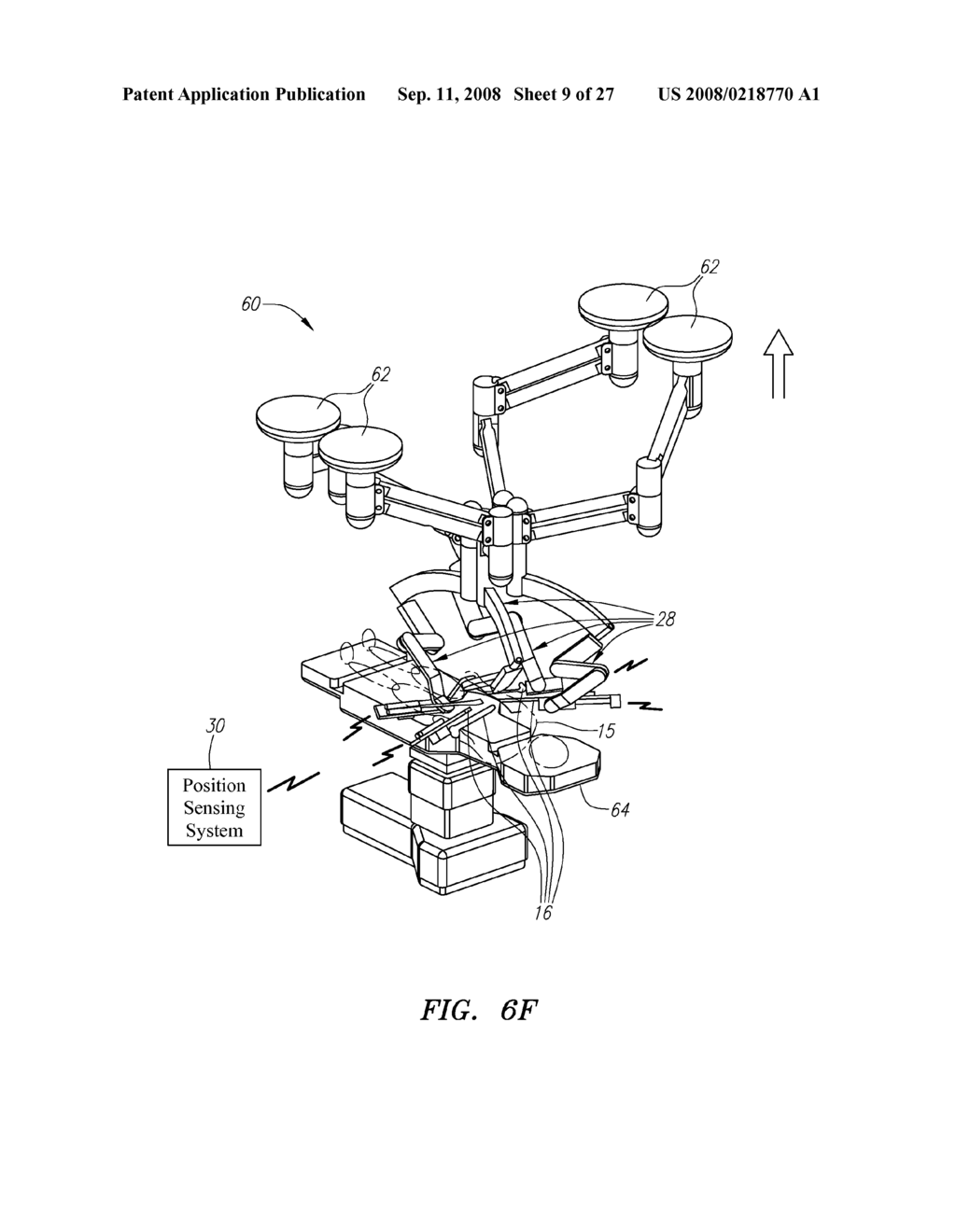 Robotic surgical instrument and methods using bragg fiber sensors - diagram, schematic, and image 10