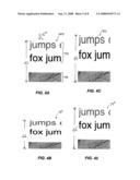 Image scaling for an electrophotographic device to obtain various media output speeds diagram and image