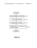 Printer colorimetry control device, print colorimetry control method and printer diagram and image