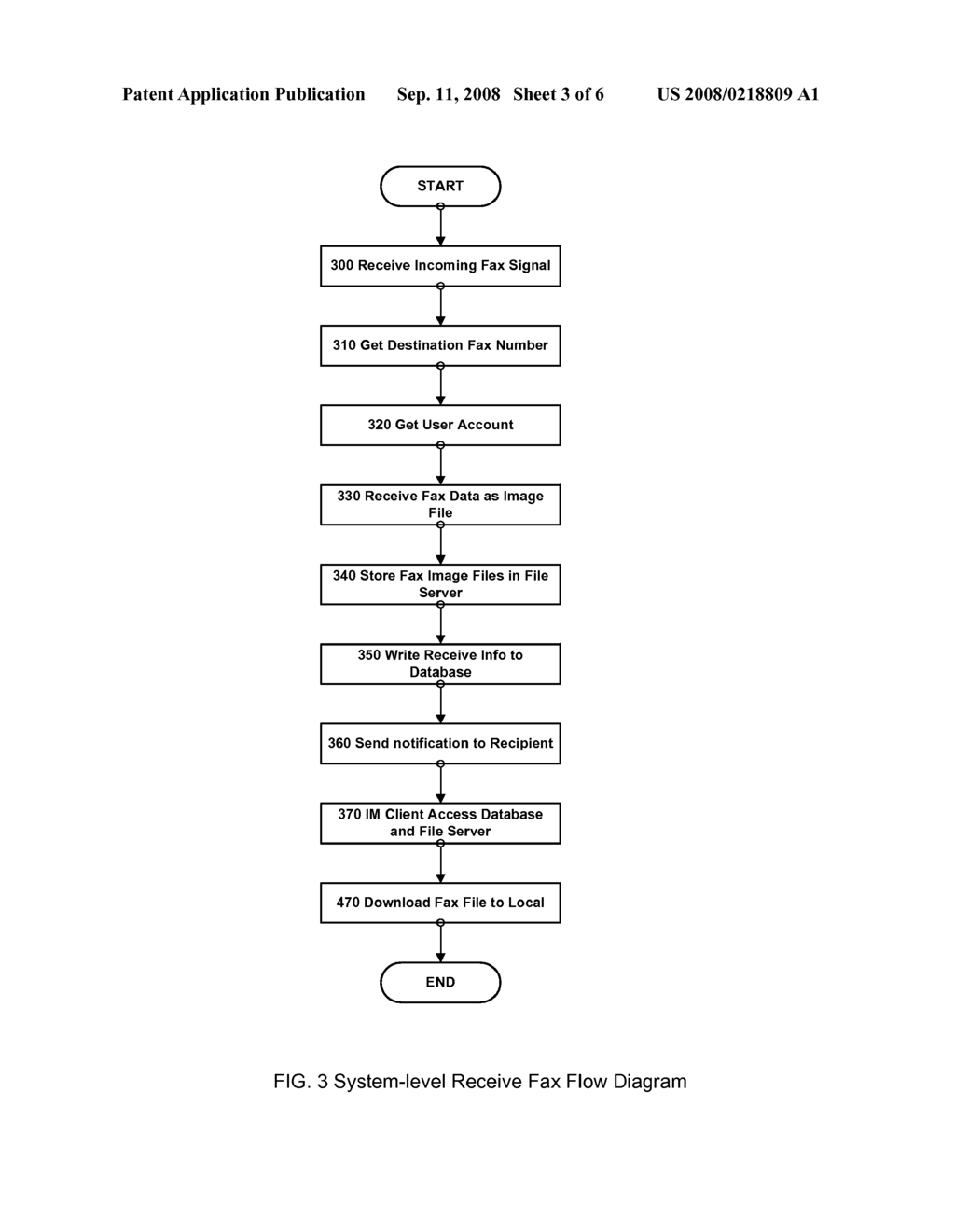 Method and architecture of sending and receiving facsimile over instant messaging software - diagram, schematic, and image 04