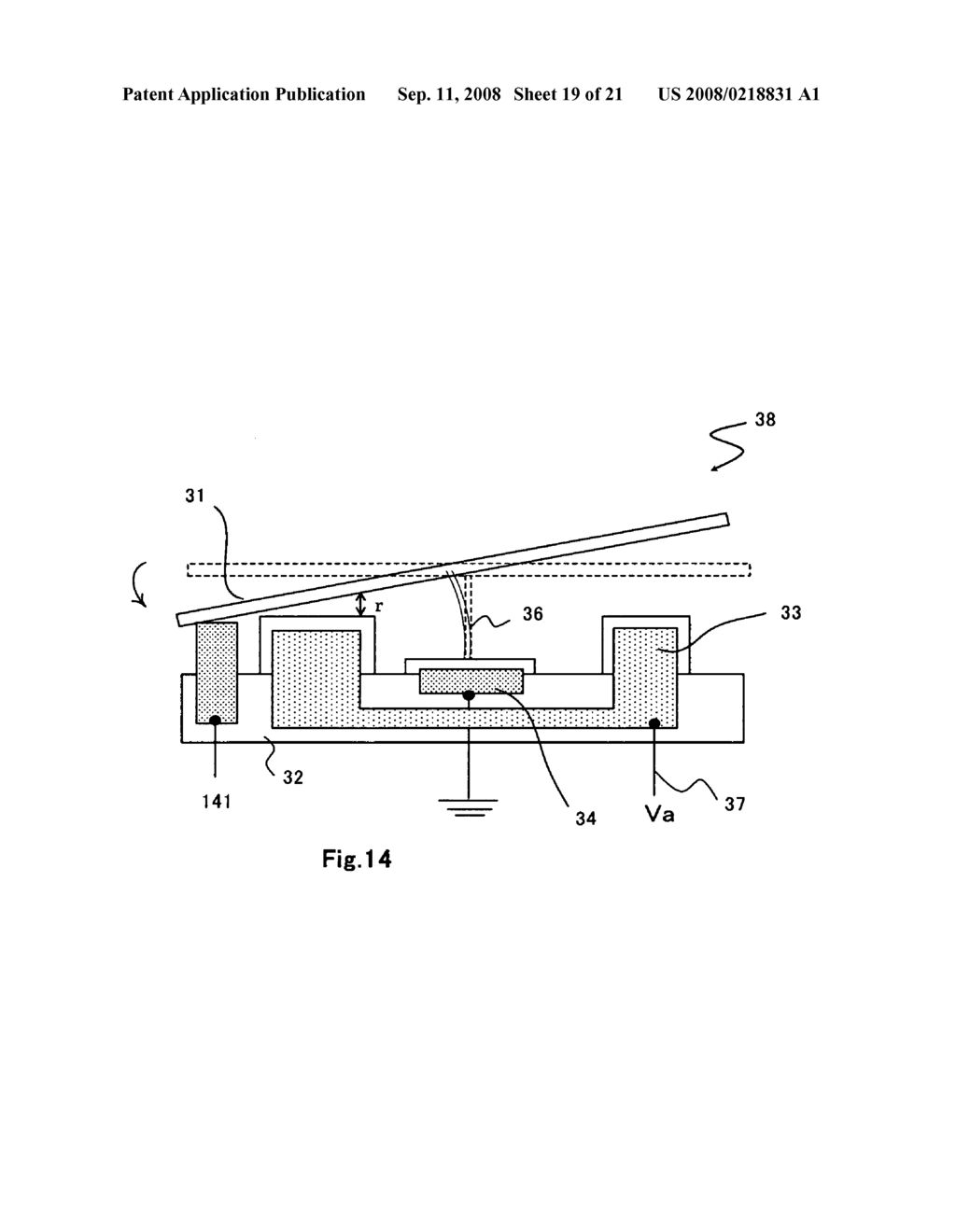 Control methods for micromirror devices implemented with a single address electrode - diagram, schematic, and image 20