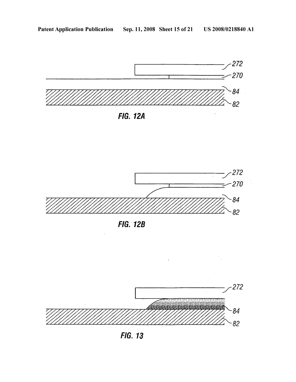 Methods for etching layers within a MEMS device to achieve a tapered edge - diagram, schematic, and image 16