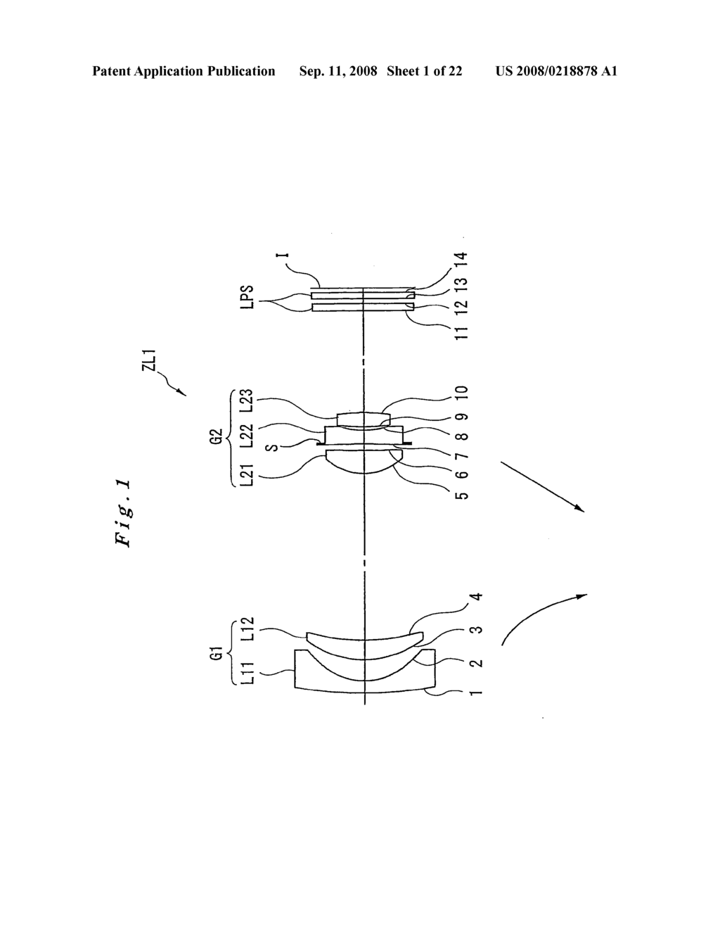 ZOOM LENS, OPTICAL APPARATUS, AND METHOD FOR FORMING AN IMAGE OF AN OBJECT - diagram, schematic, and image 02