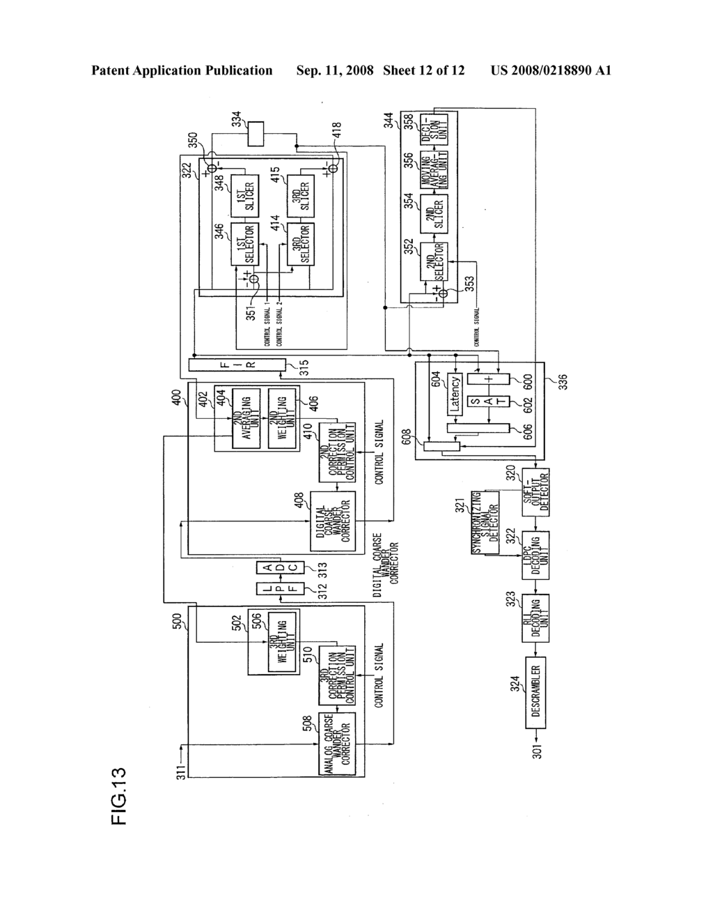 BASELINE CORRECTION APPARATUS - diagram, schematic, and image 13